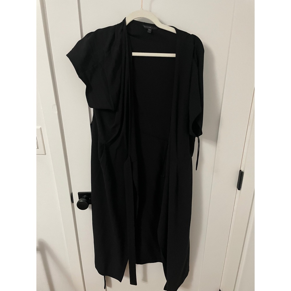 Felicity & Coco Black Wrap Dress‎